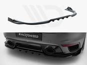 Rear Splitter (Vertical Bars) Porsche 911 Turbo S Sport Package 992 - Maxton Design Ireland image
