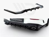 Rear Splitter (Vertical Bars) Mercedes-AMG CLA 35 / 45 Coupe / Shooting Brake C118 Facelift / X118 Facelift - Maxton Design Ireland image