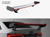 Carbon Spoiler With External Brackets Uprights + LED Audi A3 / A3 S-Line / S3 / RS3 Sedan 8V / 8V Facelift - Maxton Design Ireland