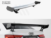 Carbon Spoiler With External Brackets Uprights Audi A3 / A3 S-Line / S3 / RS3 Sedan 8V / 8V Facelift - Maxton Design Ireland