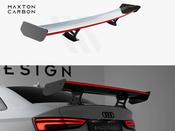 Carbon Spoiler With Internal Brackets Uprights + LED Audi A3 / A3 S-Line / S3 / RS3 Sedan 8V / 8V Facelift - Maxton Design Ireland