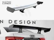 Carbon Spoiler With Internal Brackets Uprights Audi A3 / A3 S-Line / S3 / RS3 Sedan 8V / 8V Facelift - Maxton Design Ireland