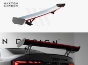 Carbon Spoiler With External Brackets Uprights V.1 + LED Audi A5 / A5 S-Line / S5 / RS5 Coupe F5 / F5 Facelift - Maxton Design Ireland image