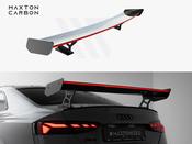 Carbon Spoiler With External Brackets Uprights V.2 + LED Audi A5 / A5 S-Line / S5 / RS5 Coupe F5 / F5 Facelift - Maxton Design Ireland image