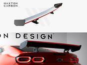 Carbon Spoiler With Internal Brackets Uprights + LED Chevrolet Camaro SS Mk6 Facelift - Maxton Design Ireland
