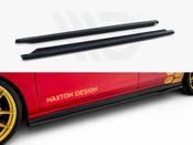 Side Skirts Diffusers V.2 Volkswagen Golf GTI Clubsport Mk8 Facelift - Maxton Design Ireland image