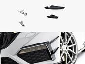 Front Bumper Wings (Canards) Skoda Octavia RS Mk4 - Maxton Design Ireland image