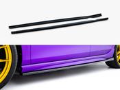 Side Skirts Diffusers V.2 Volkswagen Golf R Mk8 Facelift - Maxton Design Ireland image