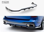 Prepreg Carbon Fiber Rear Diffuser BMW X7 M-Pack G07 / G07 Facelift (version with towbar) - Maxton Design Ireland image