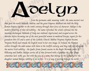 Adelyn - Celtic Name Print | Digital Download