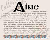 Aine - Celtic Name Print | Fine Art Print - 8x10" (20x25 cm) image