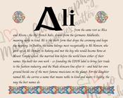Ali - Irish Name - Fine Art Print - 16x20" (40x50 cm) image