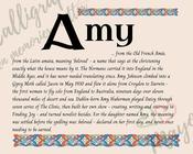 Amy - Celtic Name Print | Fine Art Print - 8x10" (20x25 cm)