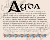 Ayda - Celtic Name Print | Digital Download