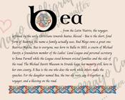 Bea - Celtic Name Print | Fine Art Print - 16x20" (40x50 cm)