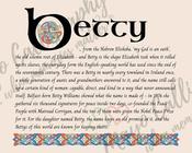 Betty - Celtic Name Print | Digital Download