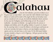 Calahan - Celtic Name Print | Fine Art Print - 16x20" (40x50 cm)