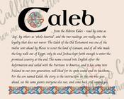 Caleb - Celtic Name Print | Digital Download