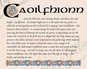 Caoilfhionn - Celtic Name Print | Digital Download