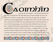 Caoimhín - Celtic Name Print | Digital Download