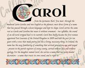 Carol - Celtic Name Print | Fine Art Print - 16x20" (40x50 cm)