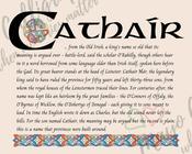 Cathaír - Celtic Name Print | Digital Download