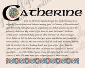Catherine - Celtic Name Print | Fine Art Print image