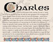 Charles - Celtic Name Print | Digital Download