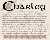 Charley - Celtic Name Print | Fine Art Print image
