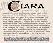Ciara - Celtic Name Print | Digital Download