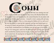 Conn - Celtic Name Print | Fine Art Print - 8x10" (20x25 cm)