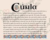 Cúnla - Celtic Name Print | Digital Download