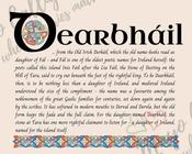 Dearbháil - Celtic Name Print | Digital Download