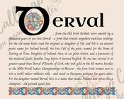 Derval - Celtic Name Print | Digital Download