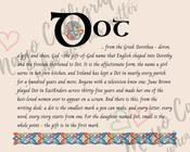 Dot - Celtic Name Print | Digital Download