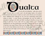 Dualta - Celtic Name Print | Fine Art Print - 16x20" (40x50 cm) image