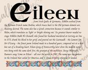 Eileen - Celtic Name Print | Fine Art Print