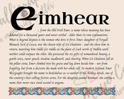 Eimhear - Celtic Name Print | Digital Download