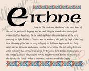 Eithne - Celtic Name Print | Fine Art Print - 8x10" (20x25 cm) image