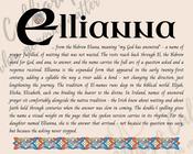 Ellianna - Celtic Name Print | Fine Art Print image
