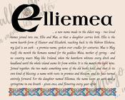 Elliemea - Celtic Name Print | Digital Download