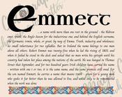 Emmett - Celtic Name Print | Digital Download
