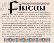 Fintan - Celtic Name Print | Fine Art Print image