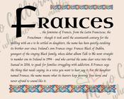 Frances - Celtic Name Print | Digital Download