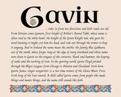 Gavin - Celtic Name Print | Digital Download