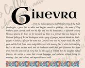 Ginevra - Celtic Name Print | Fine Art Print - 8x10" (20x25 cm) image