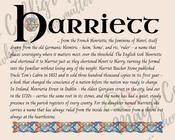 Harriett - Celtic Name Print | Fine Art Print - 16x20" (40x50 cm)