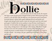 Hollie - Celtic Name Print | Digital Download