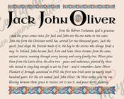 Jack John Oliver - Celtic Name Print | Digital Download