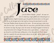Jude - Irish Name - Fine Art Print - 8 × 10 in (20 × 25 cm) image